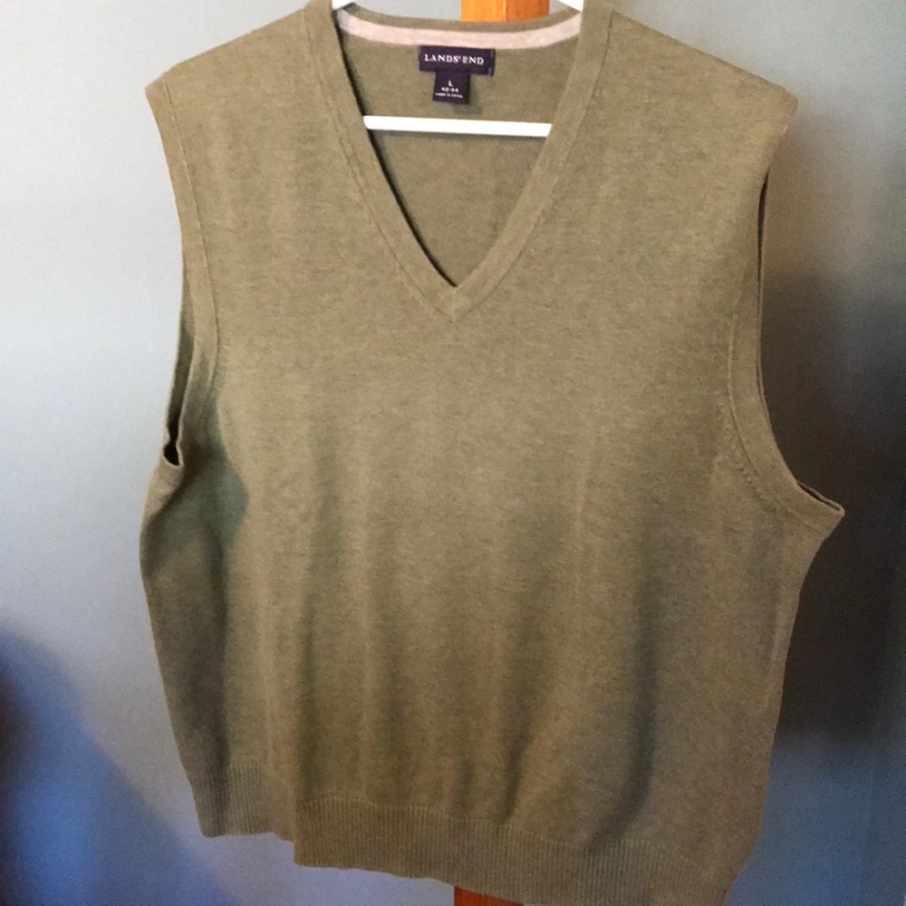 LANDS’END 100% Cotton Vest